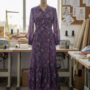 پیراهن حریر مدل آفتابگردان  کد a03